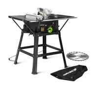 Table scie circulaire 2000W - 254mm - Livrée avec 2 lames (24 et 40 dents) - Constructor