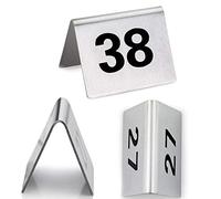 Table Signe, Numéros De Table En Acier Inoxydable, Empilable, Double Côté