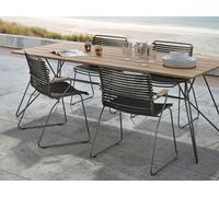 Table Sketch Houe brun, Designer Henrik Pedersen, 220x74.5x88 cm