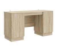 Table Sonoma en Bois Composite 142.5 x 50 x 75 cm pour Salon et Bureau | Design modulaire flexible, entretien facile, style contemporain, bois composite durable, polyvalente pour espaces partages