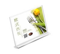 Table stable Support publicitaire Cadre extensible transparent avec base antidérapante pour salles d'exposition et écoles Table réutilisable Tableau publicitaire