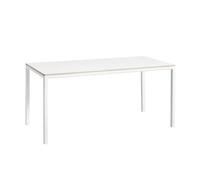 Table T12 stratifié 160x80cm white powder-coated aluminium base