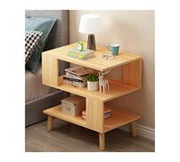 Table table de chevet de chevet One Piece Table de lit 2 couleurs Rack de meubles de chambre à coucher Rack de rangement de ranget moderne table de chevet nordique Nordic Creative Style Table de