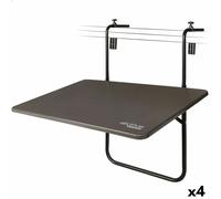 Table Table pliante Aktive A suspendre sur le balcon 60 x 66,5 x 40 cm Acier (4 pièces)