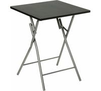 Table Table pliante Hespéride Noir Rouge Noir/Gris Métal Acier 60 x 60 x 75 cm
