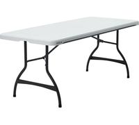 Table Table pliante Lifetime Blanc Acier Plastique 182 x 73,5 x 76 cm