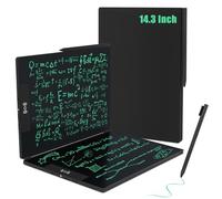 Table Tablette Dessin Adultes, Czemo14.3 Pouces Tableau LCD Pliable pour Bureau,Tablette D'écriture LCD avec Lignes Monochromes de 0.5mm, eWriters pour Notes, Mémos, Calculs