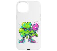 Table Tennis Clover Lucky Ping Pong St Patricks Day Coque pour iPhone 15 Plus