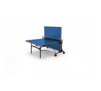 Table tennis de table - SPONETA - S3-87e - Pliable - Usage extérieur - Filet + rangements + roues multi-directionnelles - Bleu/noir
