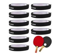 Table Tennis Edge Tape, Paddle Protection Tape, 10x 9mm Black Tapes with Shock Resistant Material, Racket Edges Guard, Edge Tapes with Durable Design, for Competition Training Match Use