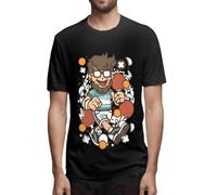 Table Tennis Expert Men Tee Illustration T Shirt Casual Male Tops Mens Clothing Streetwear