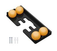 Table Tennis Organizer Shatterproof Heavy-Duty Seure Acrylic Storage | Sports Ball Paddle Holder Shelf for Garage, Office, , Gym, Lounge, Studio, Den, Home, School