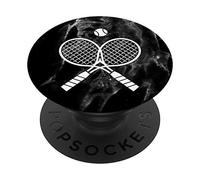 Table Tennis Paddle Racket And Ball Ping Pong Player PopSockets PopGrip - Support et Grip pour Smartphone/Tablette avec un Top Interchangeable