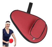 Table Tennis Racket Case - Paddle Storage Bag Hardware, Organizer Holder System, Enhanced Bat Protection Shield, Integrated Ball Pouch Unit | Athletic Equipment for Players & Sports Staff,Portable Pin