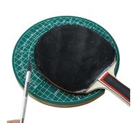 Table Tennis Racket Cutting Tables, Table Tennis Rubber Cutter Workbench | PVC Work Mat for Rubber Cutting & Gluing, DIY Paddle Maintenance Tools