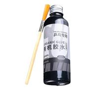 Table Tennis Racket Glue Kit - Liquid Glue 100ml, Smooth Application Brush