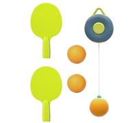 Table Tennis Trainer, Self Training Table Tennis Balls Paddles Set, Ball Training Toys for Hand-Eye Coordination Indoor Outdoor Play