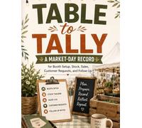 Table to Tally: A Market-Day Record for Booth Setup, Stock, Sales, Customer Requests, and Follow-Up