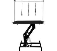 Table Toilettage Hydraulique - Cadre Acier Noir Robuste & Plateau Noir Noir G