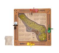 Table Top Golf Dice Game, 1-4 Players Golf Board Game, Fun and Challenging Dice Games, Intuitive Gameplay Movable Pegs and Scoring, Novel Board Games for Men Women Family Friend