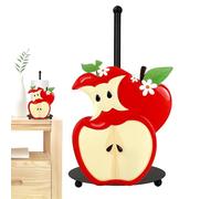 Table Top Paper Towel Holder, Fruit-Themed Metal Craft Bathroom and Kitchen Stand, Modern Vertical Paper Towel Dispenser for Home, Apartment, RV, Farmhouse, and Outdoor Use