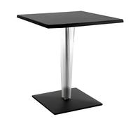 Table Top Top Dr. Yes 60x60cm structure carré H 72cm/frame PMMA transparent