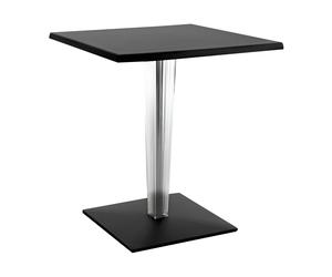 Table Top Top Dr. Yes 60x60cm structure carré H 72cm/frame PMMA transparent