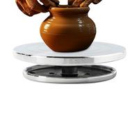 Table toupie en céramique - Disque de sculpture antidérapant, plateau rotatif d'art en argile, plate-forme de bricolage avec base lourde, accessoires de décoration de précision | avec Ceramic Creation