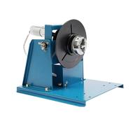 Table tournante de soudage 10 W, positionneur de soudure 0-10 tr/min avec | Table rotative avec angle d'inclinaison de 0 à 90° et mandrin à trois mâchoires, 10 kg horizontale/5 kg verticale