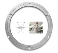 Table tournante, Lazy Susan - roulement à billes robuste rotatif 360 °, plaque pivotante de Table ronde en aluminium, Base, 1 pièces(23 inches (580mm))