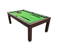 Vente-unique - Table Transformable - Billard IMPERIALE - Hauteur Ajustable - 207 x 114 x 79 cm