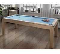 Table transformable - Billard & Ping-pong - 213 x 112 x 81.5 cm - Bleu - BALTHAZAR