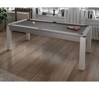 Table transformable - Billard & Ping-pong - 213 x 112 x 81.5 cm - Gris - BALTHAZAR