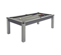 Table transformable - Billard & Ping-pong BALTHAZAR - 213*112*81.5cm - Gris