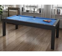 Table transformable noire - Billard & Ping-pong - L182 x l102 x H80 cm - SOUSA