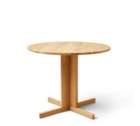 Form & Refine Table à manger Trefoil Ø90 cm Chêne