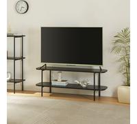 Table TV 'Samnanger' métal 120 x 40 x 45 cm noir