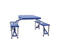 Table valise de pique-nique Eco - Coloris : Bleu BAYA SUN