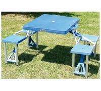 Table valise pic-nic bleu