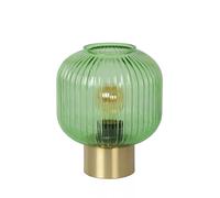 Table Verre Abat-Jour Vert Or 24,5 CM Petit E27 Blendarm Tischleuchte Bureau