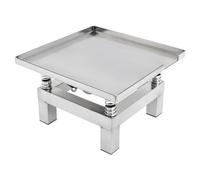 Table vibrante en acier inoxydable 50 W 3000-3600 tr/min - Plate-forme vibrante compacte pour tests de béton et contrôle de qualité - Table vibrante de laboratoire avec entraînement de précision