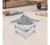 Table vibrante pour béton en acier inoxydable 50 W avec moteur en fil de cuivre plein, 3000 à 3600 tr/min, mini secoueur de béton, vibreur électrique, plate-forme vibrante