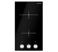 Airlux ATH32MC plaque Noir Intégré 50 cm Céramique 2 zone(s)