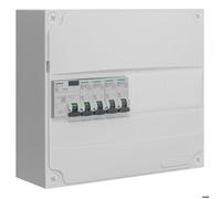 Tableau 1 rangée pré-équipé 1 inter. diff. 40A type AC + 4 disjoncteurs-SIEMENS