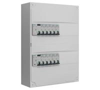 Tableau 2 Rangées Pré-équipé 2 Inter. Diff. 63a + 10 Disjoncteurs Siemens