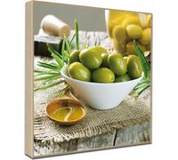 Tableau 30x30 cm pour mur dans cadre pour cuisine