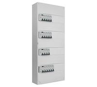 Tableau 4 rangées pré-équipé 1 inter. diff. 63A type AC + 1 inter diff 63A type A + 2 inter. diff. 40A type AC + 16 disjoncteurs