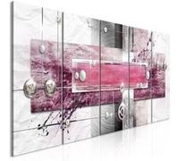 Tableau 5 Panneaux "Mysterious Mechanism Narrow Pink" 80 x 200 cm Multicolore G