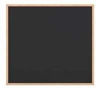 Tableau à craie à suspendre - 60 x 55 cm - Avec cadre en pin massif noir - Pour restaurant, café, décoration murale