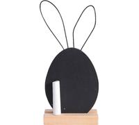 Tableau à craie Oeuf de Pâques MDF 16cm, 4 pièces
